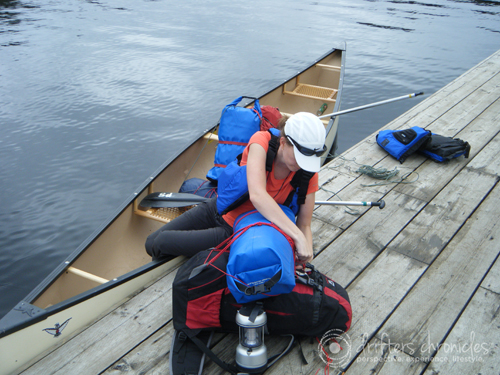 Canoe Lake Access point dock.