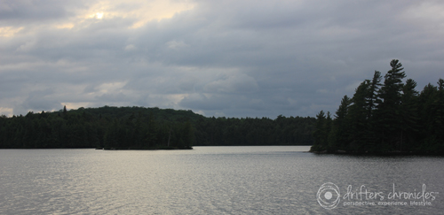 McIntosh Lake in the early evening.