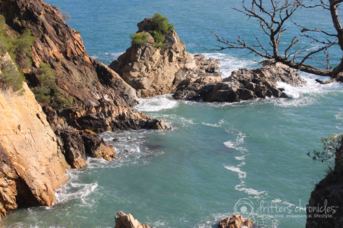 A view from a trail in Costa Brava, Spain