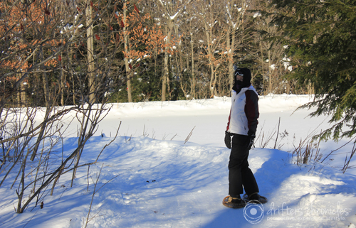 Me in my snowshoes.