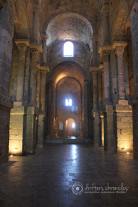 The stonework inside was beautiful. 