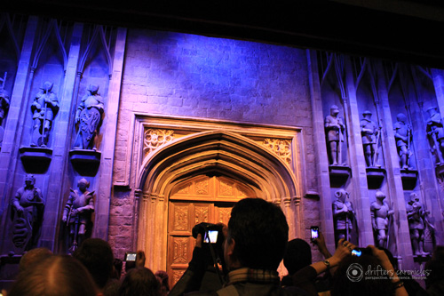 The entrance to Hogwarts