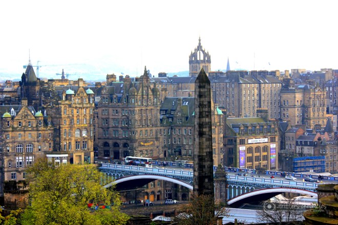 Overlooking the city